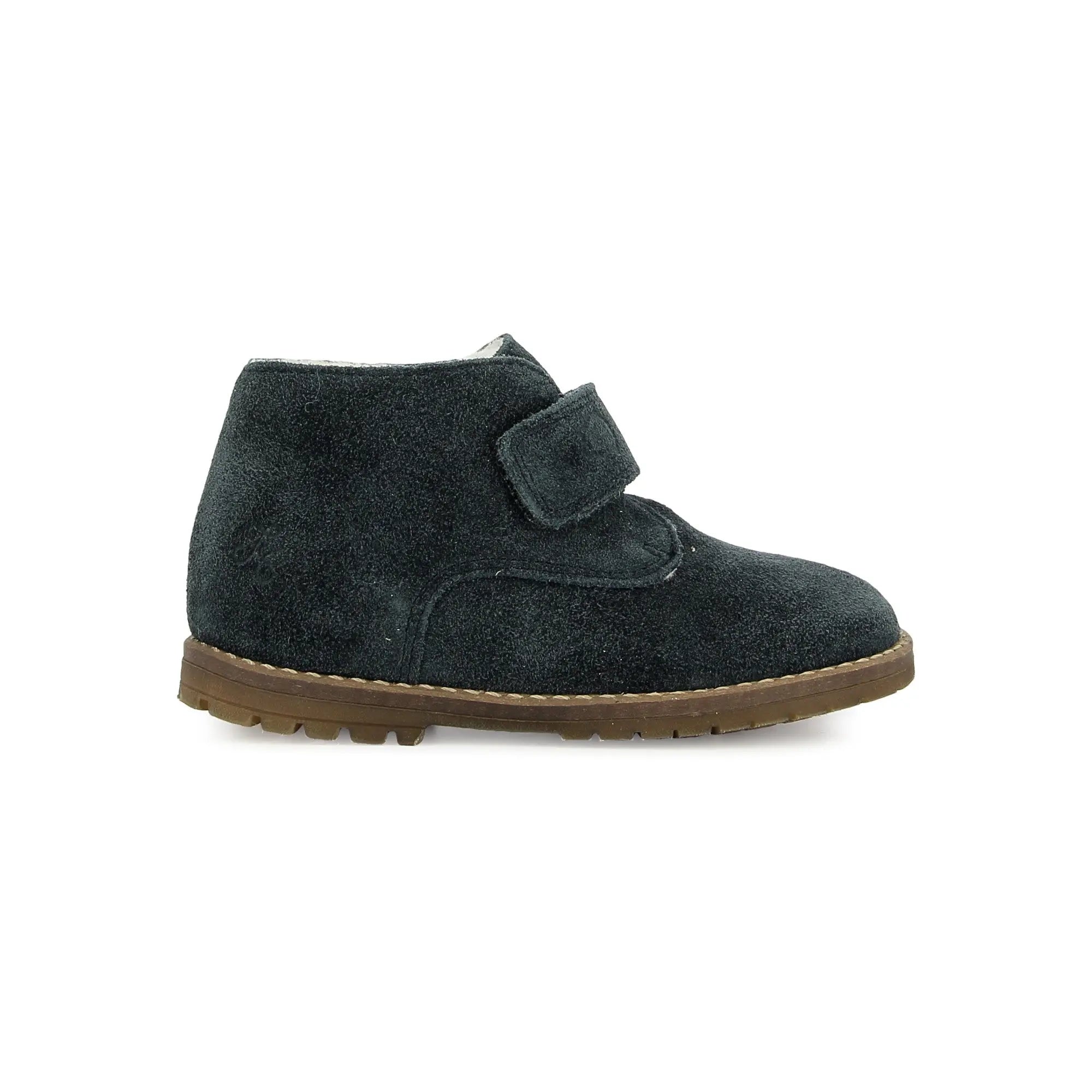 TARTINE ET CHOCOLAT SOULIERS  BOOTS & ANKLE BOOTS - TC 2 EASY FUR - VELVET - BLUE GRAY - Pom d'Api
