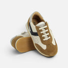 SNUBBERS van - TC 77 - NAPPA-VELOURS - CAMEL-CREMA - MARINE