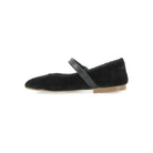 TARTINE ET CHOCOLAT SOULIERS  BALLERINA FLATS - TC FLASH PUNTA - VELOUR TOE - BLACK - Pom d'Api