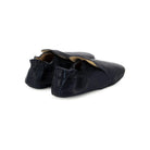 TARTINE ET CHOCOLAT SOULIERS  SLIPPERS - TC SOFT - SMOOTH LEATHER - NAVY BLUE - Pom d'Api