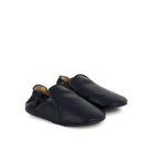 TARTINE ET CHOCOLAT SOULIERS  SLIPPERS - TC SOFT - SMOOTH LEATHER - NAVY BLUE - Pom d'Api