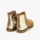 POM D'API - BOOTS & BOTTINES - TRIP BACK - VELOURS OILY - CR - CARAMEL - PLATINE - Pom d'Api