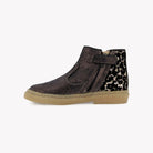 POM D'API - BOOTS & BOTTINES - TRIX BACK - VELOURS RAME - GL - UNIVERSE - LEO NOIR - Pom d'Api