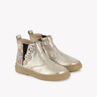 POM D'API  STIEFEL & STIEFELETTEN – TRIX JOD MULTI – LAMINATO GRAINE – GOLD – Pom d'Api