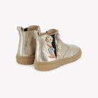 POM D'API  STIEFEL & STIEFELETTEN – TRIX JOD MULTI – LAMINATO GRAINE – GOLD – Pom d'Api