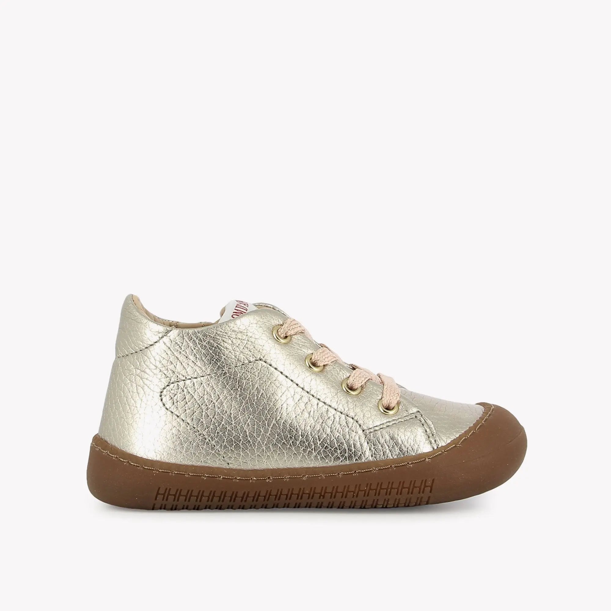 POM D'API  FIRST STEPS - YAKA WALK - LAMINATO GRAINE - GOLD - Pom d'Api