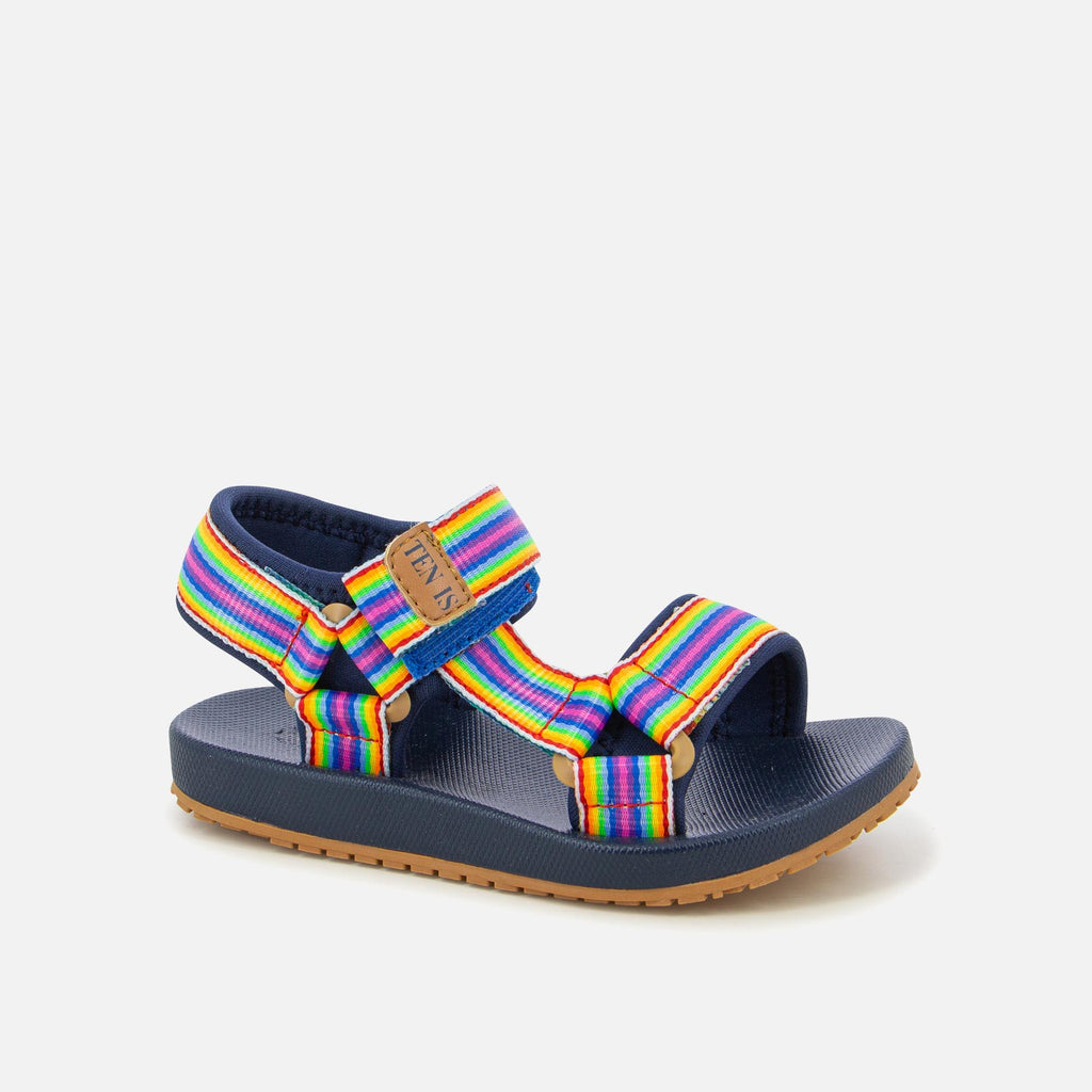 Ten Sun - Print Nylon - Rainbow Multi/Navy